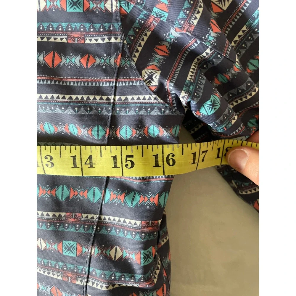 Roxy Kids Ski Snowboard Jacket Girls Size 10/M/M Geometric Print DryFlight 10K‎